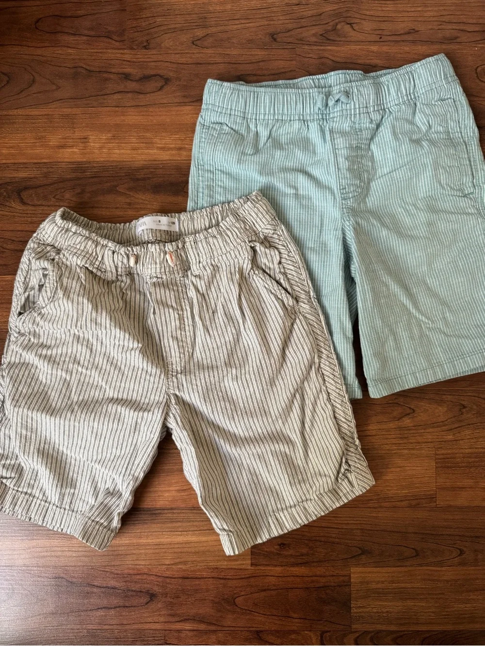 Zara • Cat & Jack | 2 Pairs of Striped Bermuda Shorts